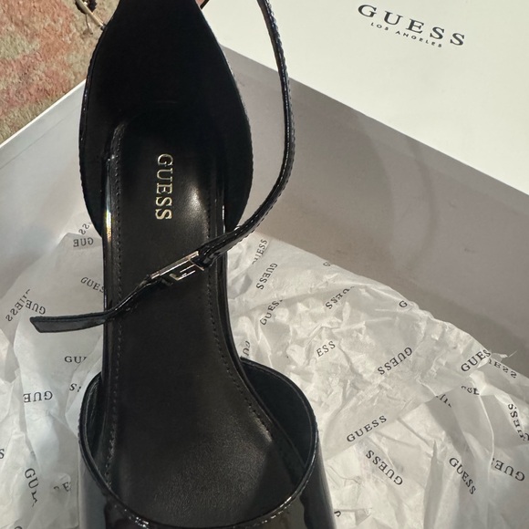 GUESS Women's Black Platform Heels - Picture 3 of 5